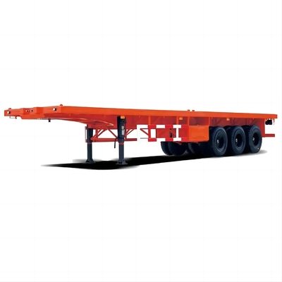 3 Achsen Flachbett Anhänger für 20 Fuß 40 Fuß Container Semi Anhänger und Anpassung