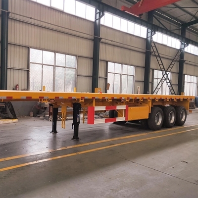 ABS-Anti-Block-Bremssystem 3-Achsen 40-Fuß-Container-Flachbett-Fahrzeug