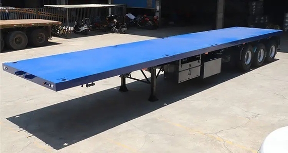 ABS-Anti-Block-Bremssystem 3-Achsen 40-Fuß-Container-Flachbett-Fahrzeug