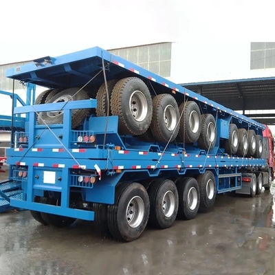 3 Achsen 20 FT 40 FT Marine Container Flatbed Trailer Semi-Trailer mit Anpassung