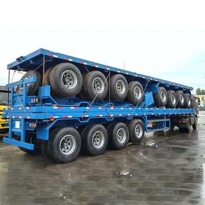 3 Achsen 20 FT 40 FT Marine Container Flatbed Trailer Semi-Trailer mit Anpassung