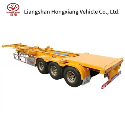 Containertransport Shandong Made Frame Skeleton Semi-Trailer mit hoher Ladekapazität