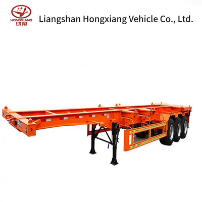 Skelett Halbanhänger Container Fahrwerk Anhänger für Anhänger-Traging-Tread 1820mm Farbe