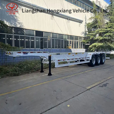 ABS-Anti-Block-Bremssystem Semi-Anhänger-Skelett-Chassis-Container mit 2/3/4 Achsen