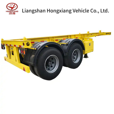 ABS-Anti-Block-Bremssystem Semi-Anhänger-Skelett-Chassis-Container mit 2/3/4 Achsen