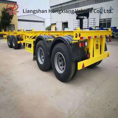 Skelett Chassis Halbanhänger mit 8-Sets Twist Locks Grade Medium Duty Anpassung