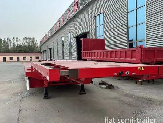 Aufhängungssysteme des Typ Cross Arm 3 Achsen 40FT Container Flatbed Truck Semi-Trailer