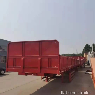 Aufhängungssysteme des Typ Cross Arm 3 Achsen 40FT Container Flatbed Truck Semi-Trailer