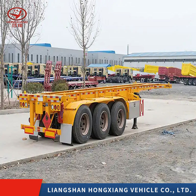 Flatbed Skeleton Container Semi-Trailer Die beste Wahl für den Containertransport