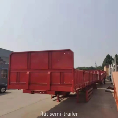 Leichtes Fahrzeug 40 ft Container 3 Achsen Flachbett Semi-Trailer