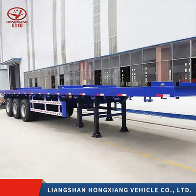 1820 mm Strecken-Skelett Halbanhänger für Wharf Container Frame Transport Bedürfnisse