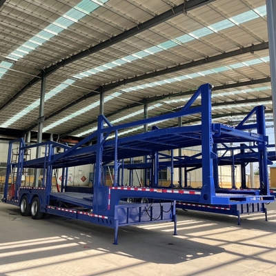 2/3 Achse Doppelboden-Stahl-Fahrgestell Fahrzeugtransporter für Schwerlasttransport