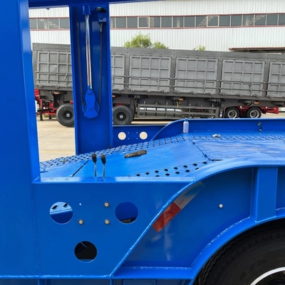 2/3 Achse Doppelboden-Stahl-Fahrgestell Fahrzeugtransporter für Schwerlasttransport
