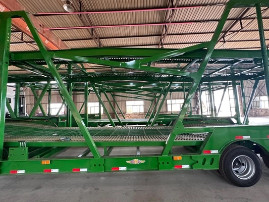 2/3 Achs Twin City 8 Fahrzeug-Schienenanhänger mit ABS-Anti-Block-Bremssystem