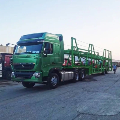 2/3 Achs Twin City 8 Fahrzeug-Schienenanhänger mit ABS-Anti-Block-Bremssystem