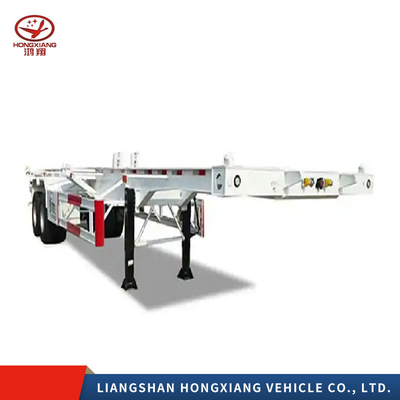 Leichtgewichts-Skelett-Anhänger-Fahrgestell für Mehrlink-Aufhängung und Doppel-Linienbremsung