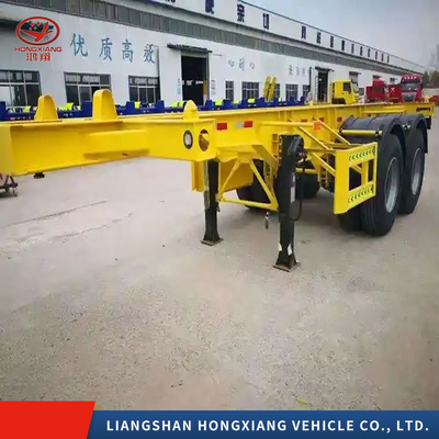 Anpassung Versandcontainer Semi Tri Axle Skeleton Trailer 5,5 Tonnen Großhandel