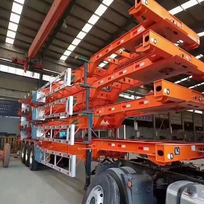 Skeleton Container Semi-Truck Anhänger für die Anpassung und Dual Line Bremssystem