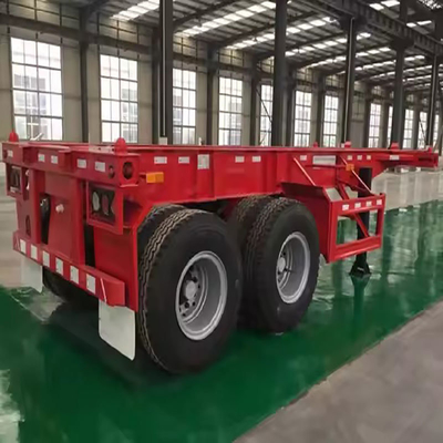 Anpassung 3 Achsen Container Skelett Semi Anhänger mit Dual Line Bremssystem