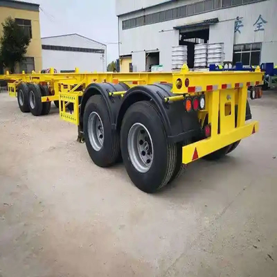 Anpassung 3 Achsen Container Skelett Semi Anhänger mit Dual Line Bremssystem