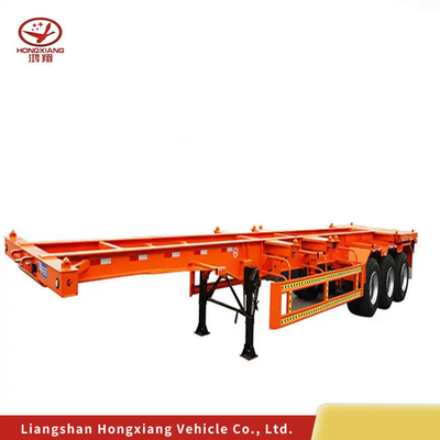 Verkauf Container Skelett Anhänger Skelett Chassis Lastwagen Lastwagen für Profil 1820mm