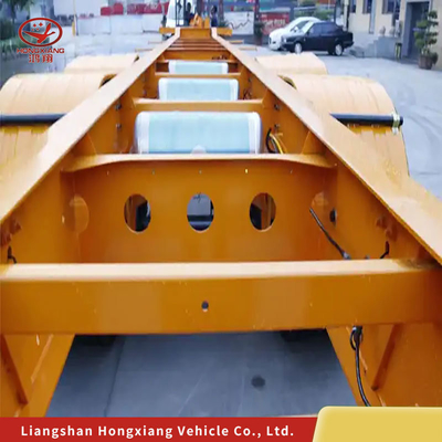 Flachbett-Container-Chassis-Skelett-Anhänger mit Doppelbremssystem